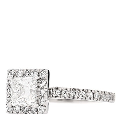 Parker & West by FASHIONPHILE 18K White Gold Diamond .96ctw Princess Cut Engagement Ring  52 6 3 of 10