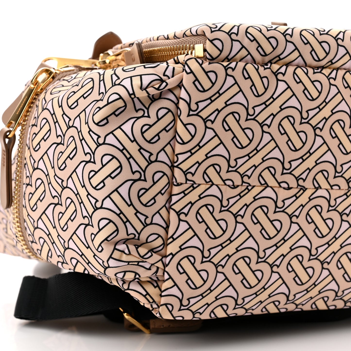 Nylon Monogram Medium Rucksack Backpack Blush