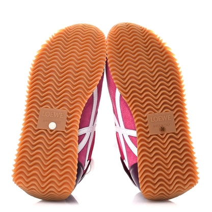 Loewe Nylon Suede Flow Runners 2.0 Sneakers 38 Gradient Pink White 6 of 9