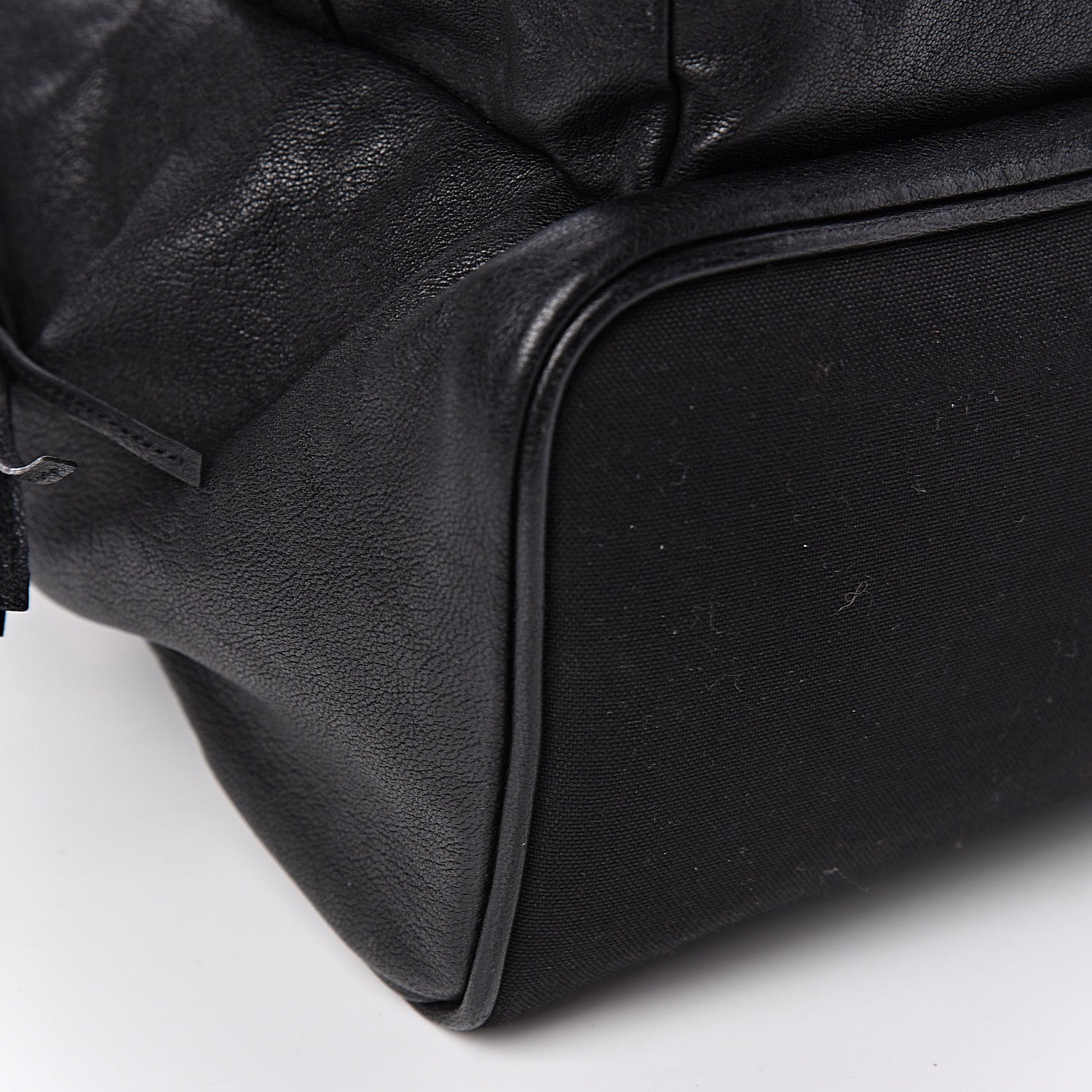Saint Laurent Lambskin Mini City Backpack Black 9 of 12