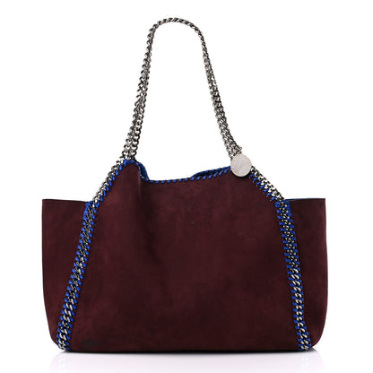 Stella McCartney Chamois Shiny Dotted Reversible Tote Blue 8 of 15