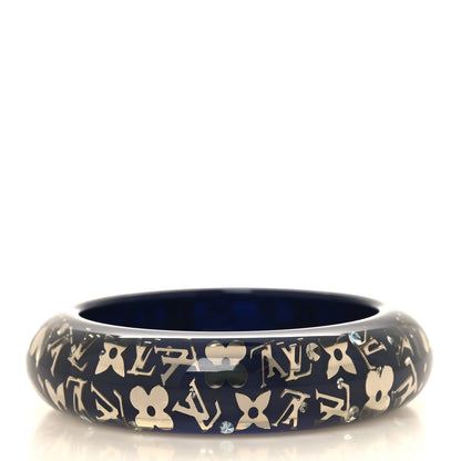 Louis Vuitton Resin Swarovski Medium Inclusion Bracelet GM Black 3 of 5