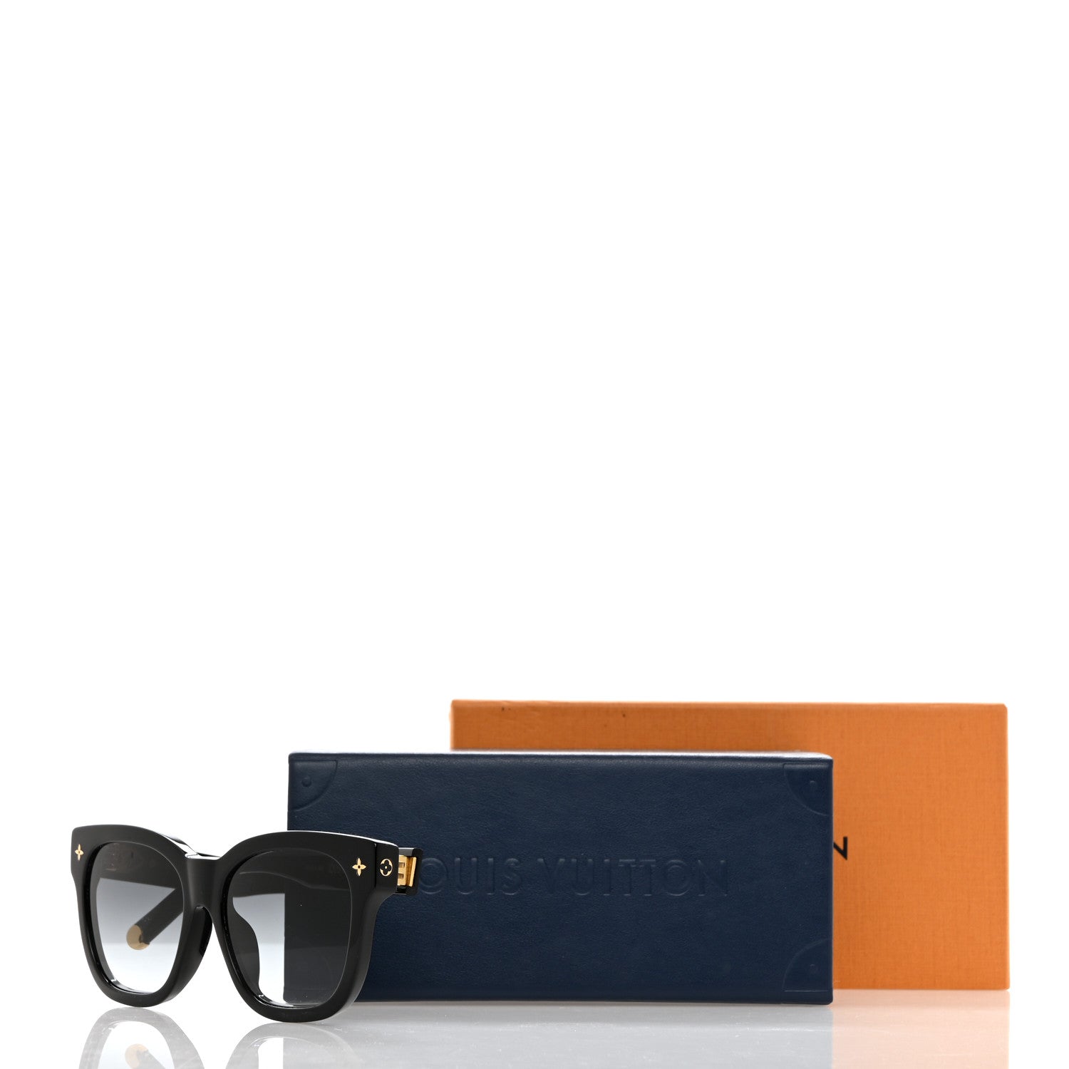 Louis Vuitton Acetate My Monogram Cat Eye Sunglasses Z1729E Black 7 of 7