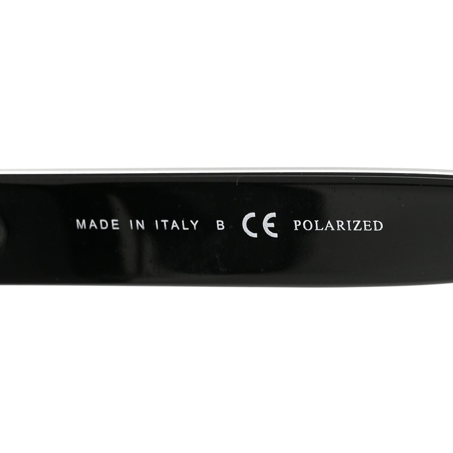 Acetate Pantos Logo Polarized Sunglasses 5458 Black