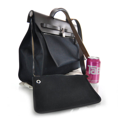 Hermes Toile Herbag Zip MM Black 3 of 8