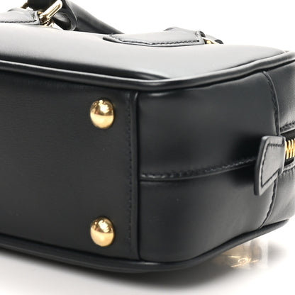 Miu Miu Calfskin Regular Arcadie Top Handle Bag Black 9 of 9