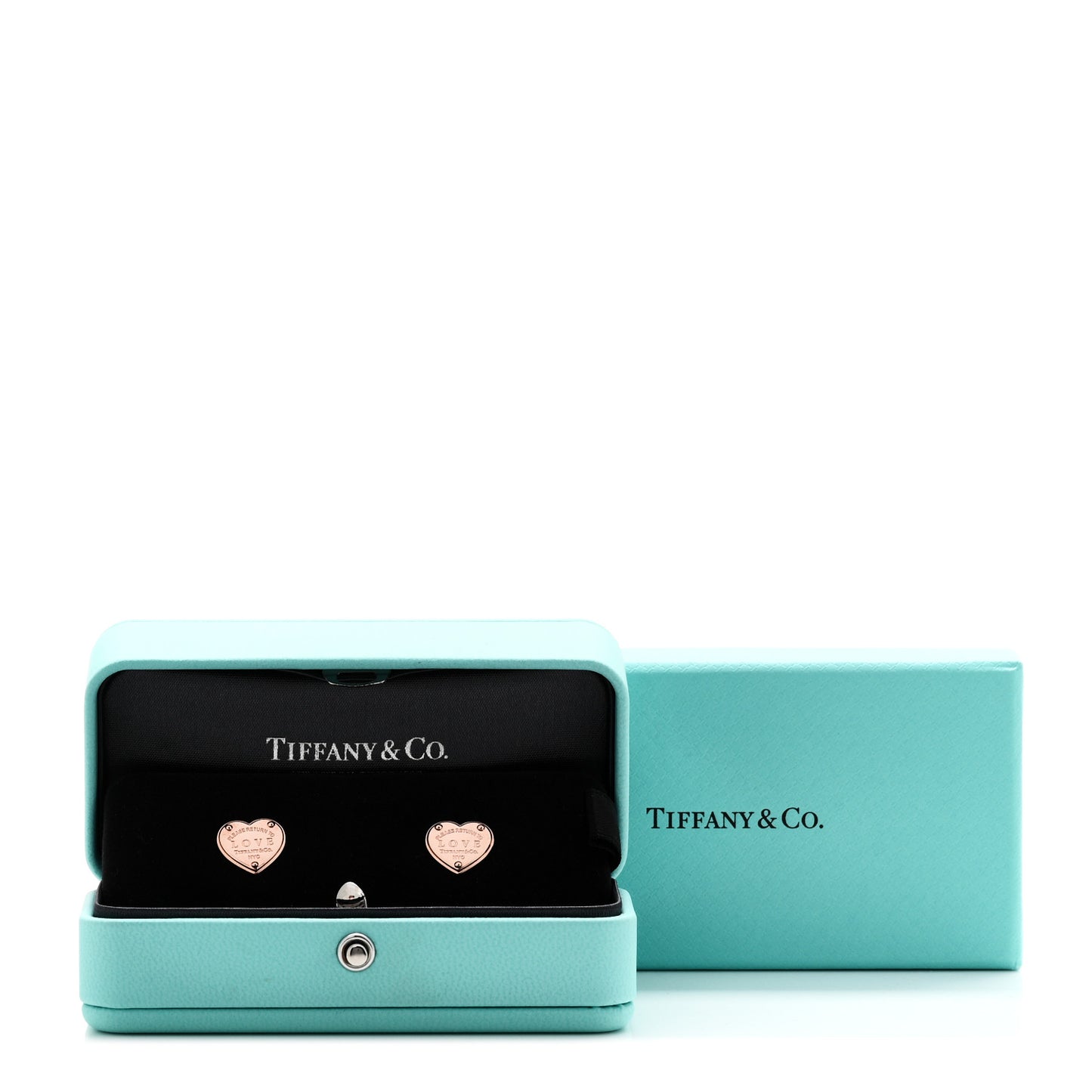 18K Rose Gold Return To Tiffany Love Heart Earrings