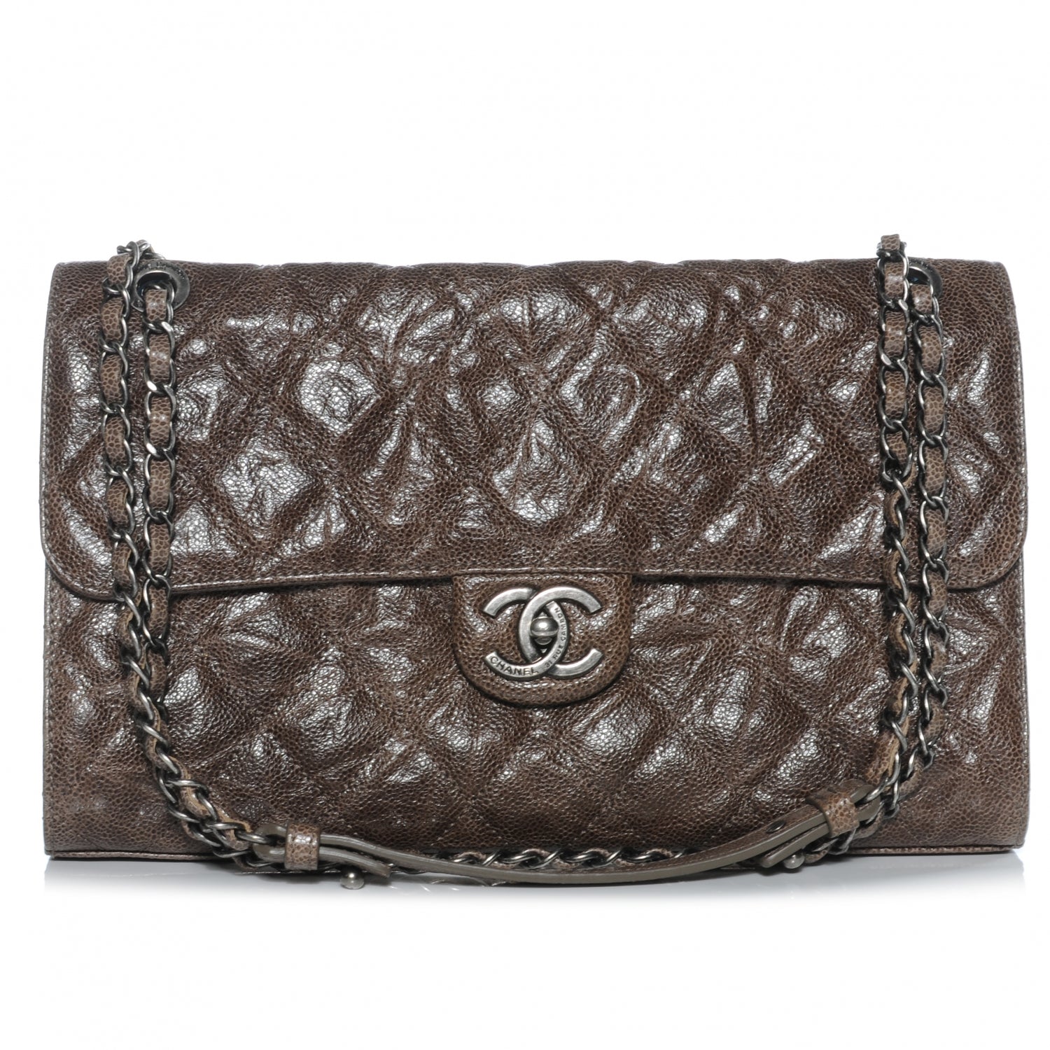 Chanel Caviar CC Crave Jumbo Flap 1 of 8