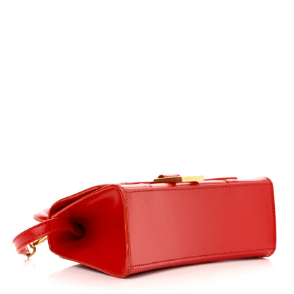 Balenciaga Shiny Box Calfskin Hourglass Top Handle Bag XS Bright Red 4 of 12