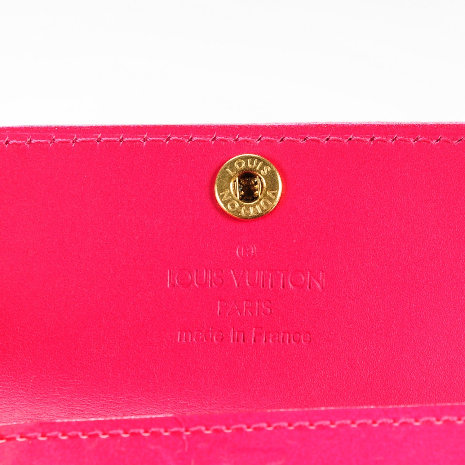 Louis Vuitton Vernis Ludlow Wallet Rose Pop 6 of 7