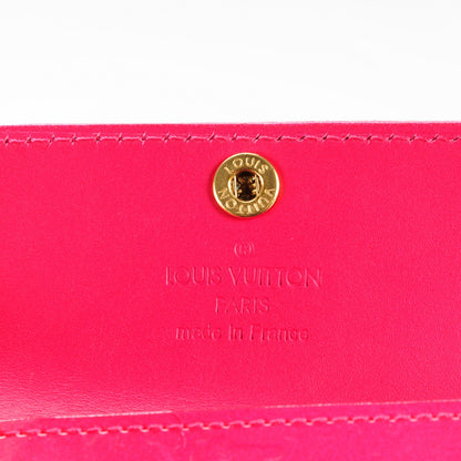 Louis Vuitton Vernis Ludlow Wallet Rose Pop 6 of 7