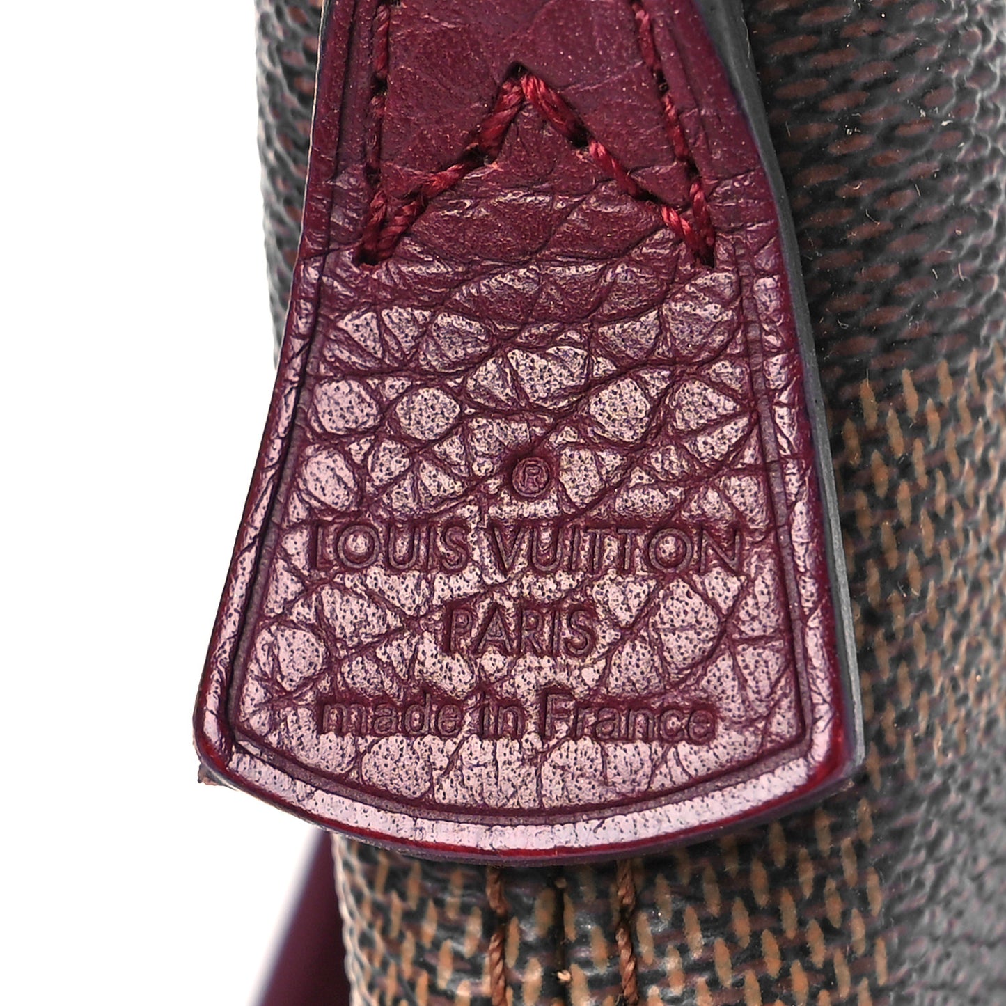 Damier Ebene Cuir Taurillon Hyde Park Fuchsia