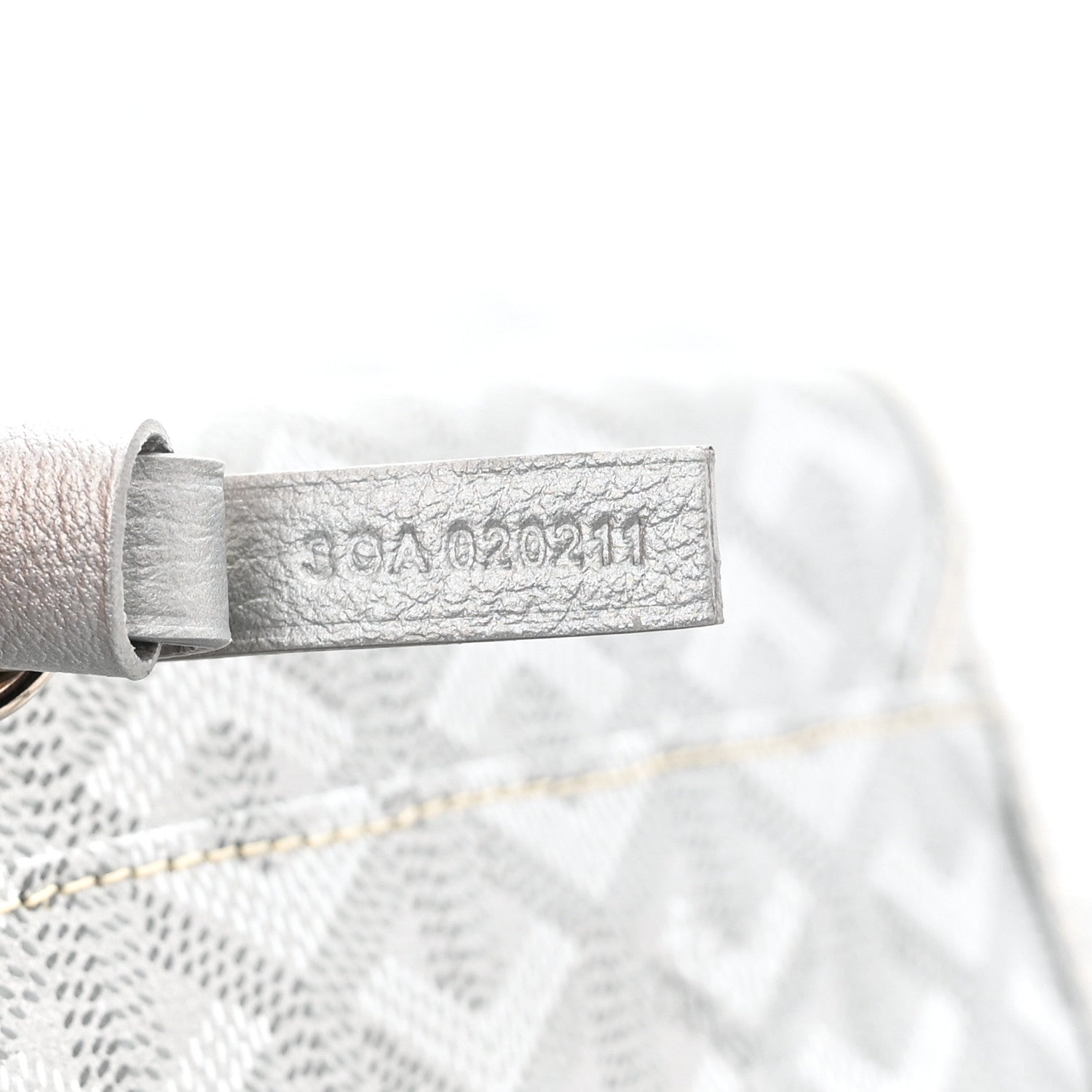 Goyard Goyardine Precious Metals Saint Louis GM Silver 7 of 10