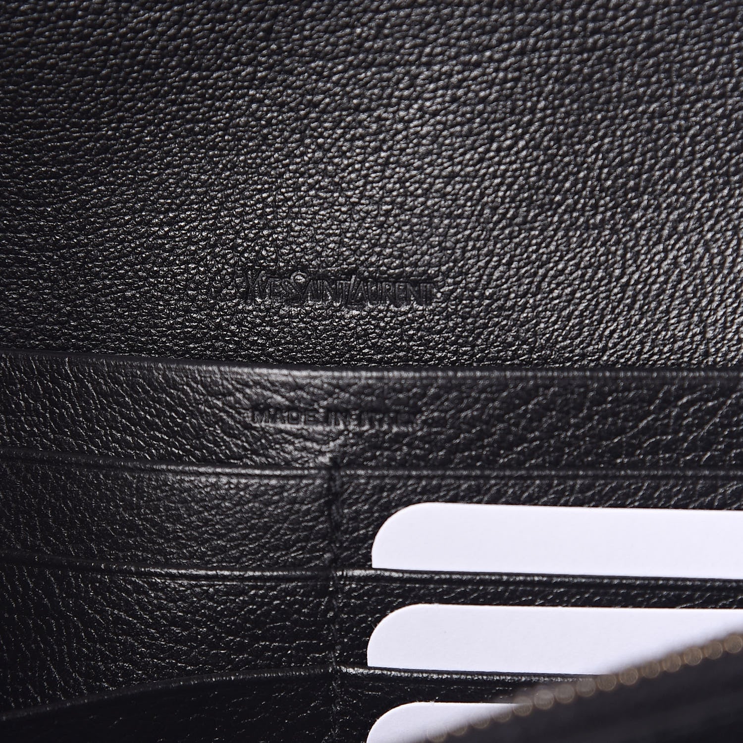 Saint Laurent Calfskin Monogram Belle de Jour Chain Clutch Black 6 of 9
