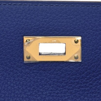 Hermes Togo Kelly Retourne 28 Bleu Electrique 31 of 32
