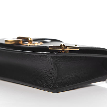 Prada Saffiano Cahier Mini Bag Black 9 of 11