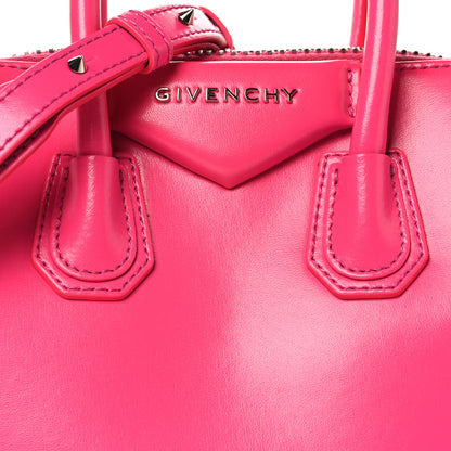 Givenchy Shiny Lord Calfskin Mini Antigona Shocking Pink 8 of 11