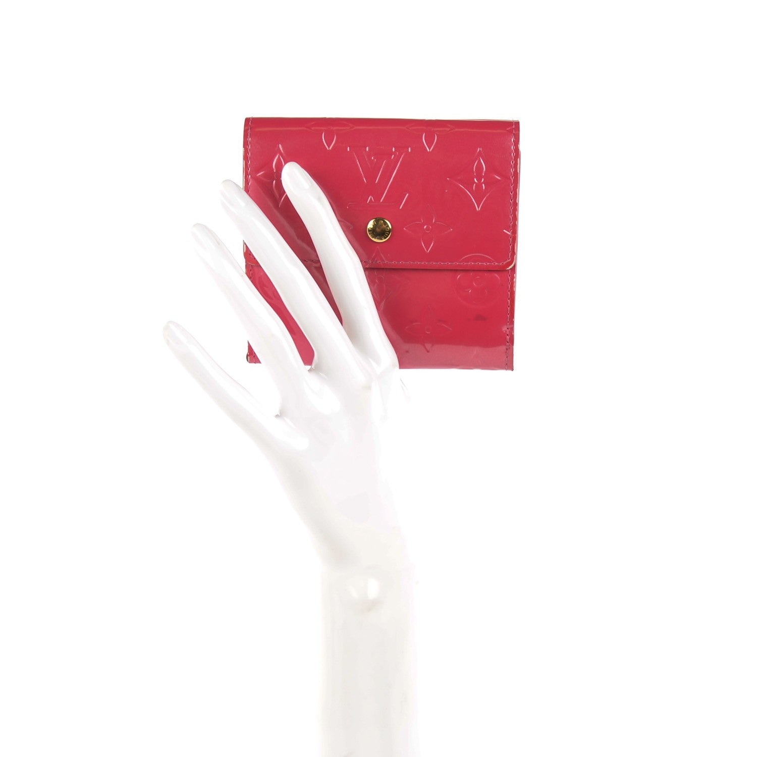 Louis Vuitton Vernis Elise Wallet Framboise 4 of 11