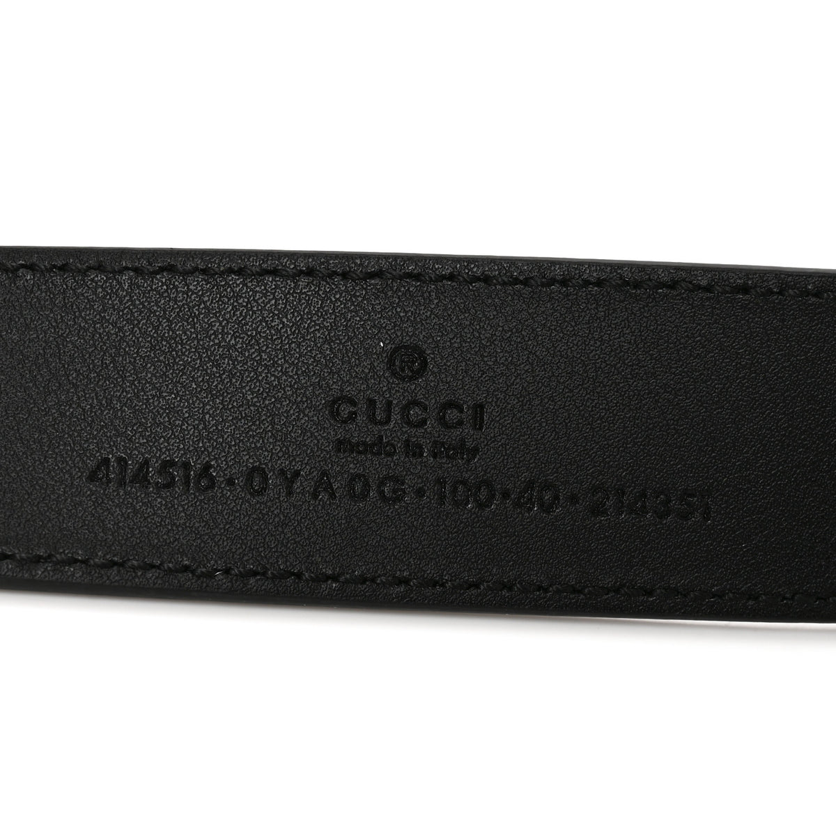 Calfskin Double G 30mm Belt 100 40 Black