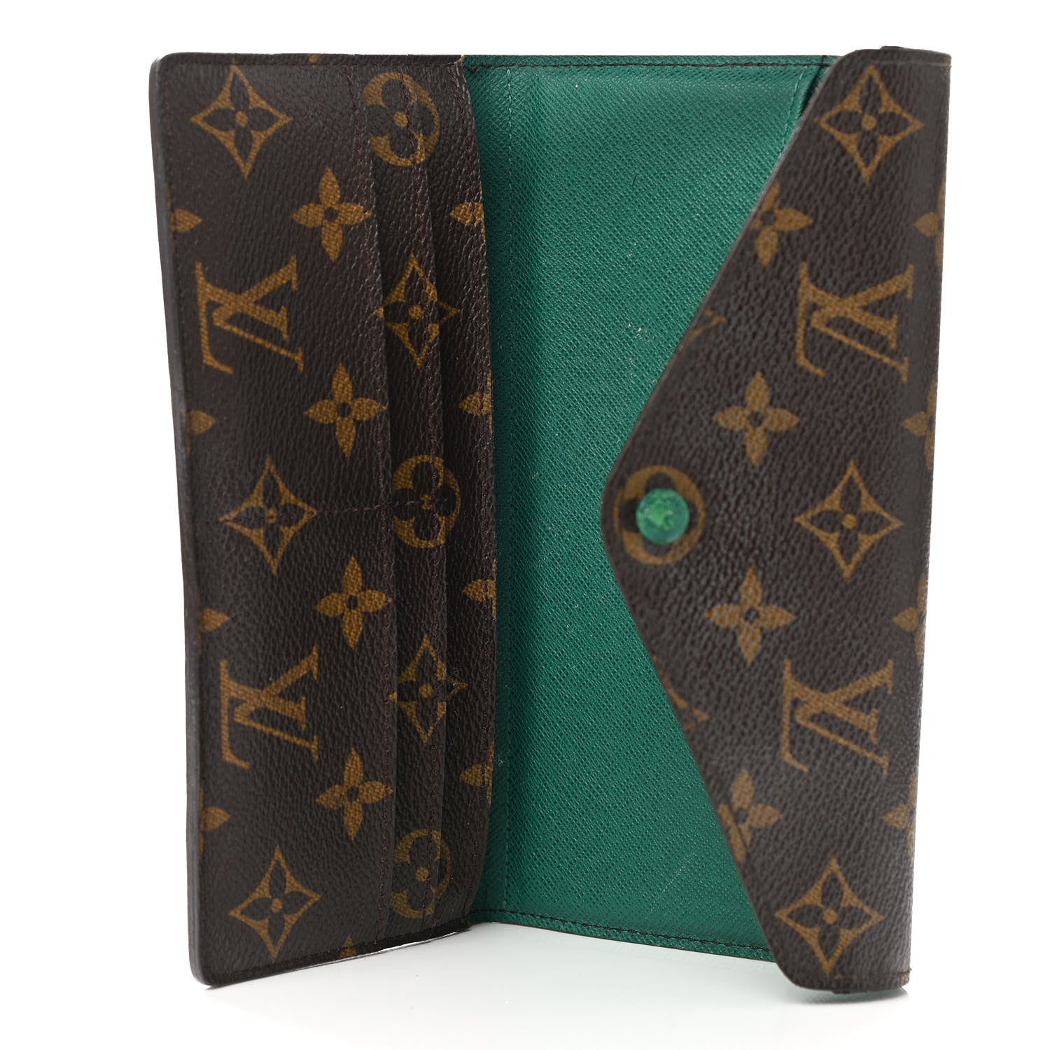 Louis Vuitton Monogram Josephine Wallet Vert 5 of 11
