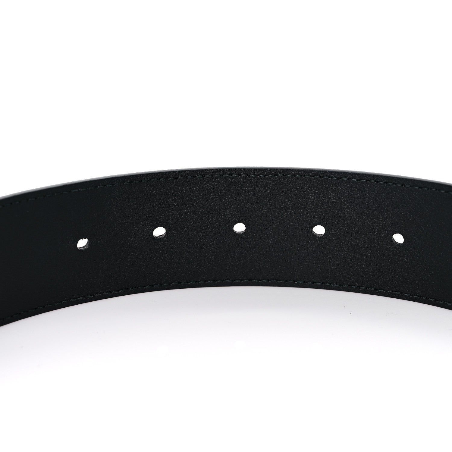 Gucci Moon Calfskin Pearl Double G 40mm Belt 90 36 Black Cream 4 of 4