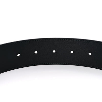 Gucci Moon Calfskin Pearl Double G 40mm Belt 90 36 Black Cream 4 of 4
