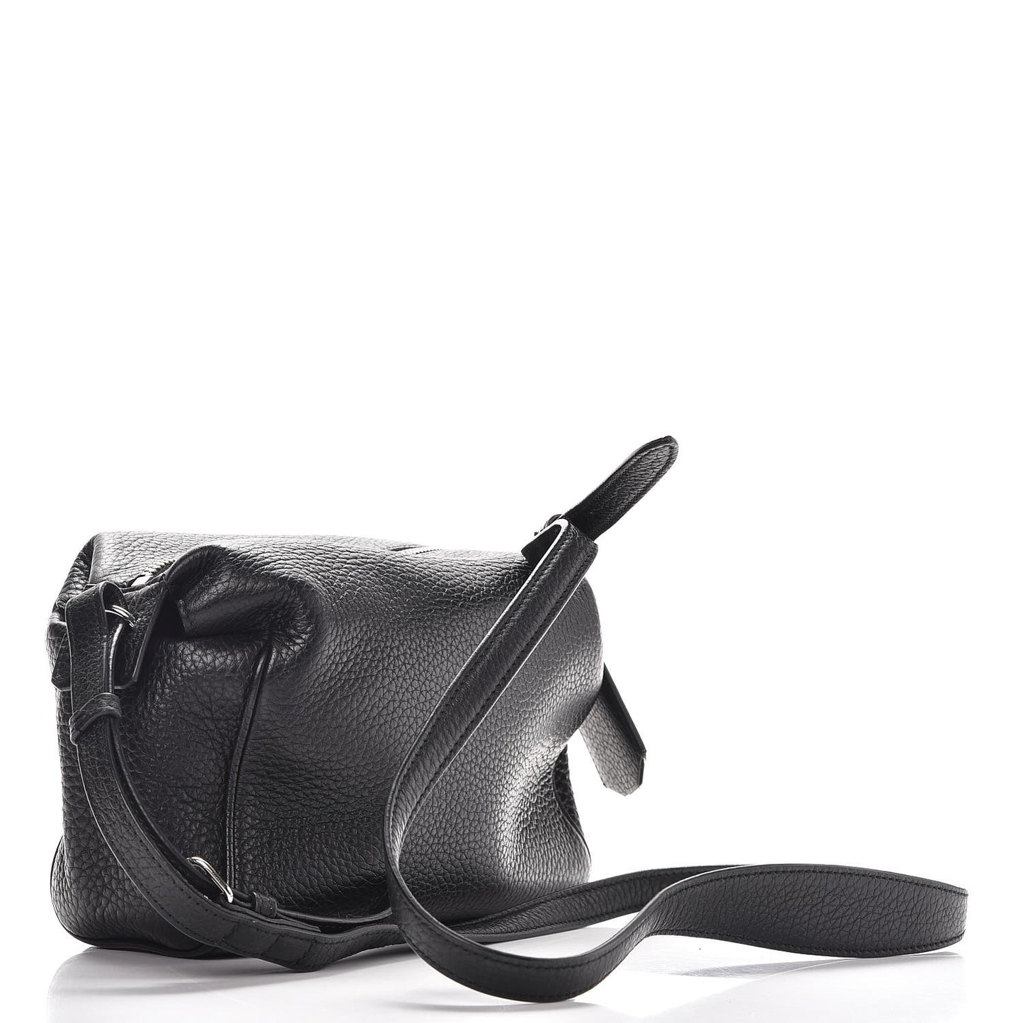 Veau Gros Grain Infanta Crossbody Bag Black