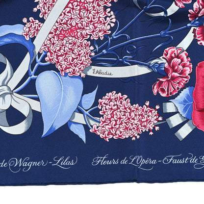Hermes Silk Fleurs De L'Opera Scarf 90 2 of 4