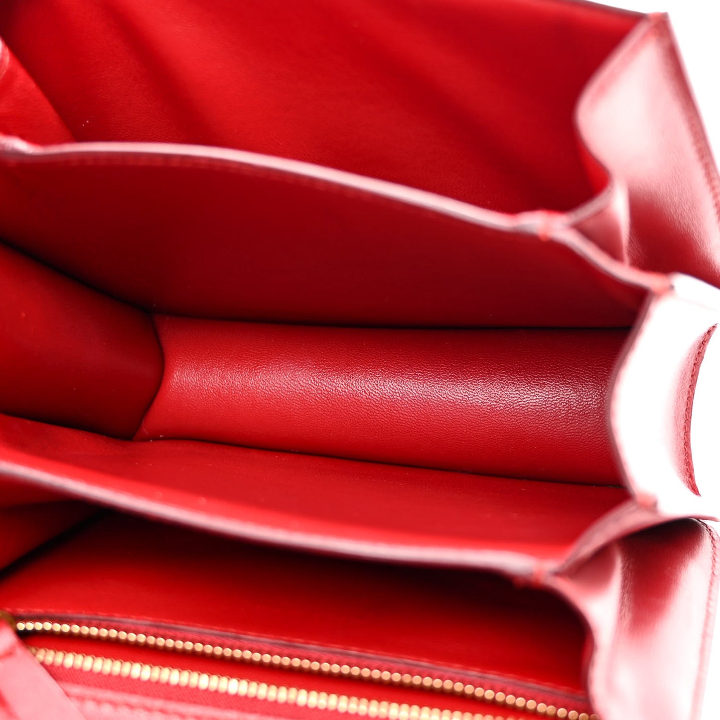 Smooth Calfskin Small Classic Box Flap Bag Red