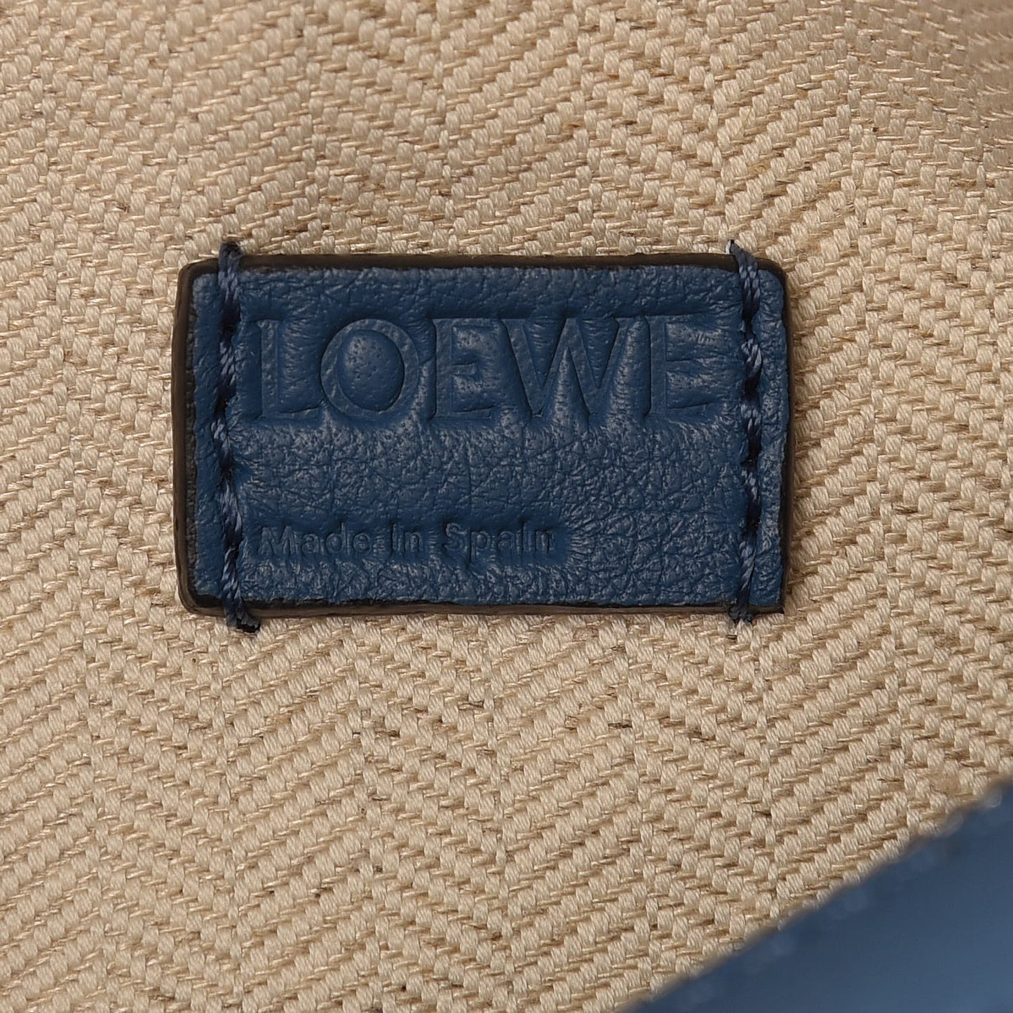 Calfskin Mini Puzzle Bag Blue