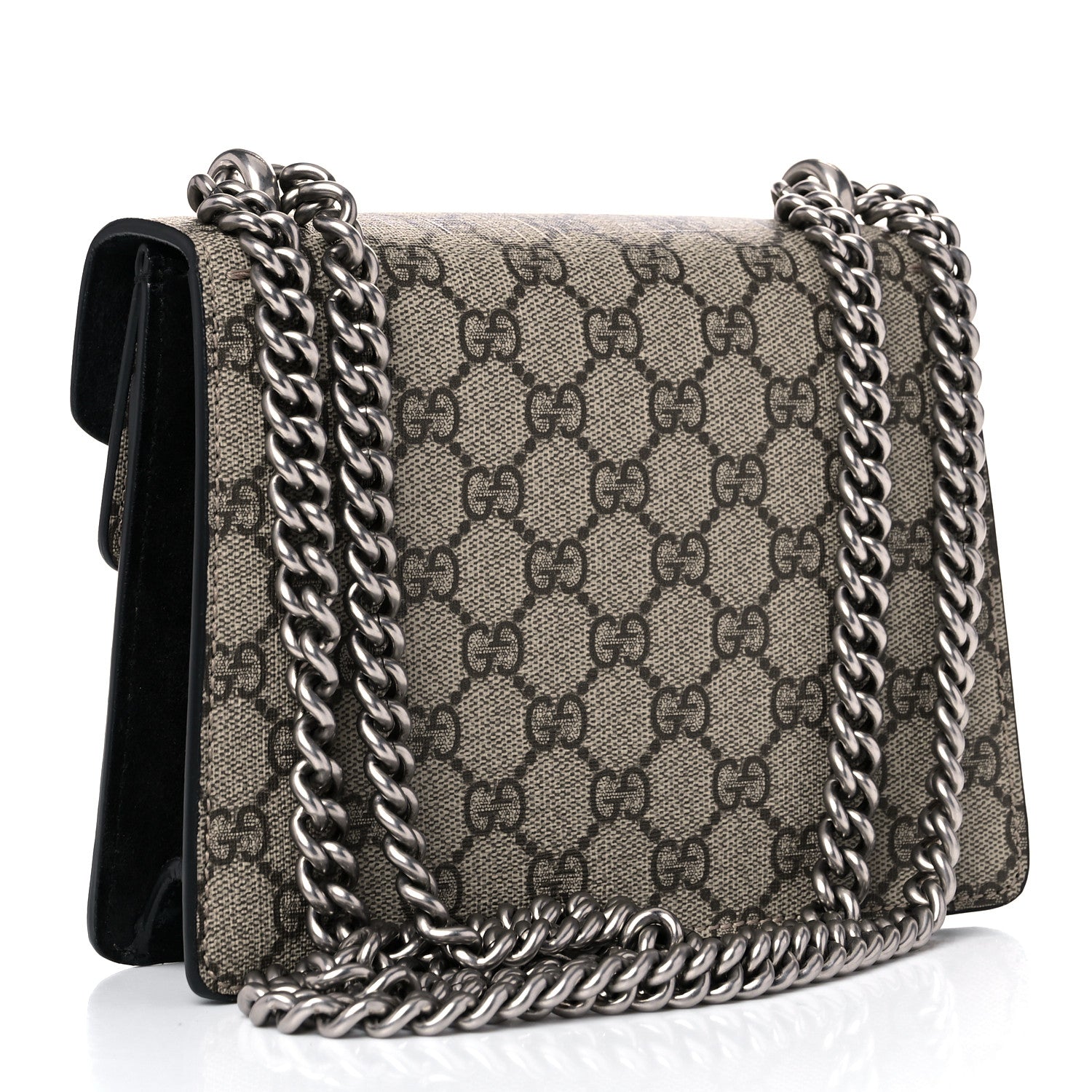 Gucci GG Supreme Monogram Mini Dionysus Shoulder Bag Black 3 of 13