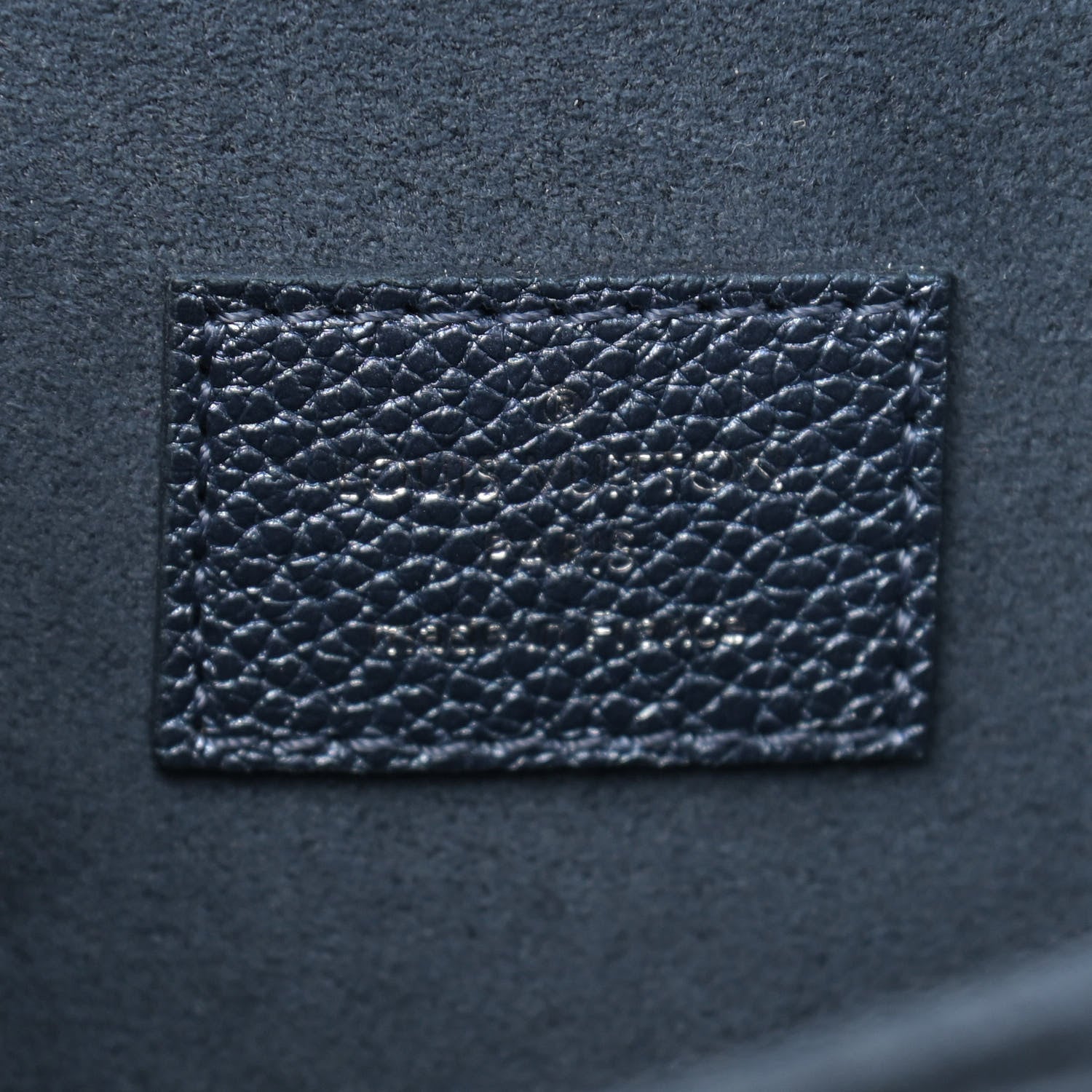 Louis Vuitton Metallic Empreinte Monogram Giant Pochette Metis Navy Nacre 6 of 8