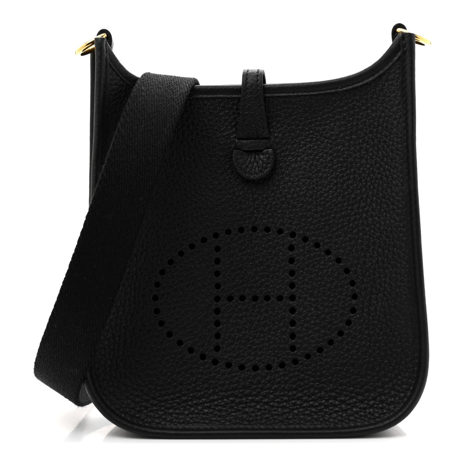Hermes Taurillon Clemence Evelyne TPM Black 1 of 10