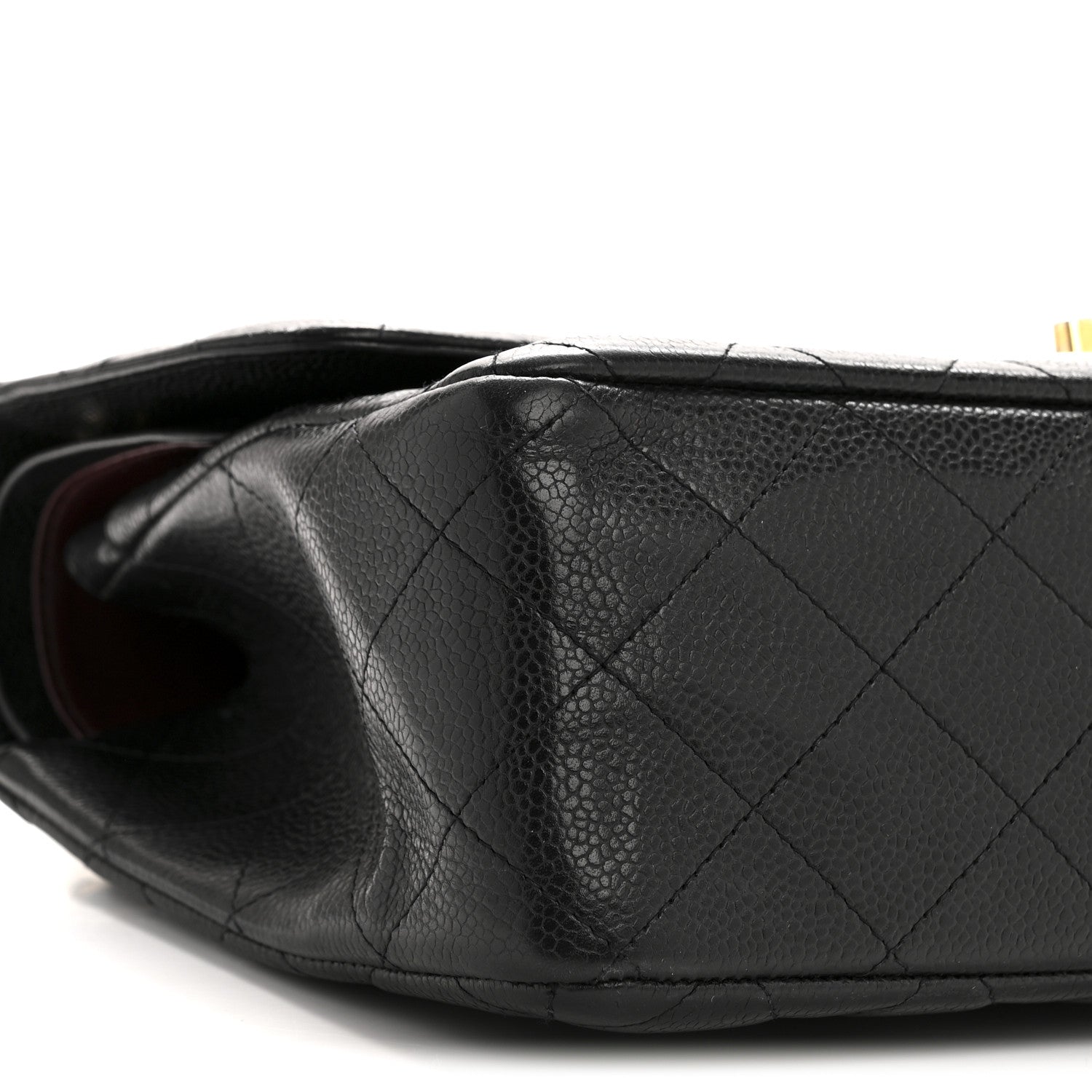 Chanel Caviar Quilted Jumbo Double Flap Black 9 of 15