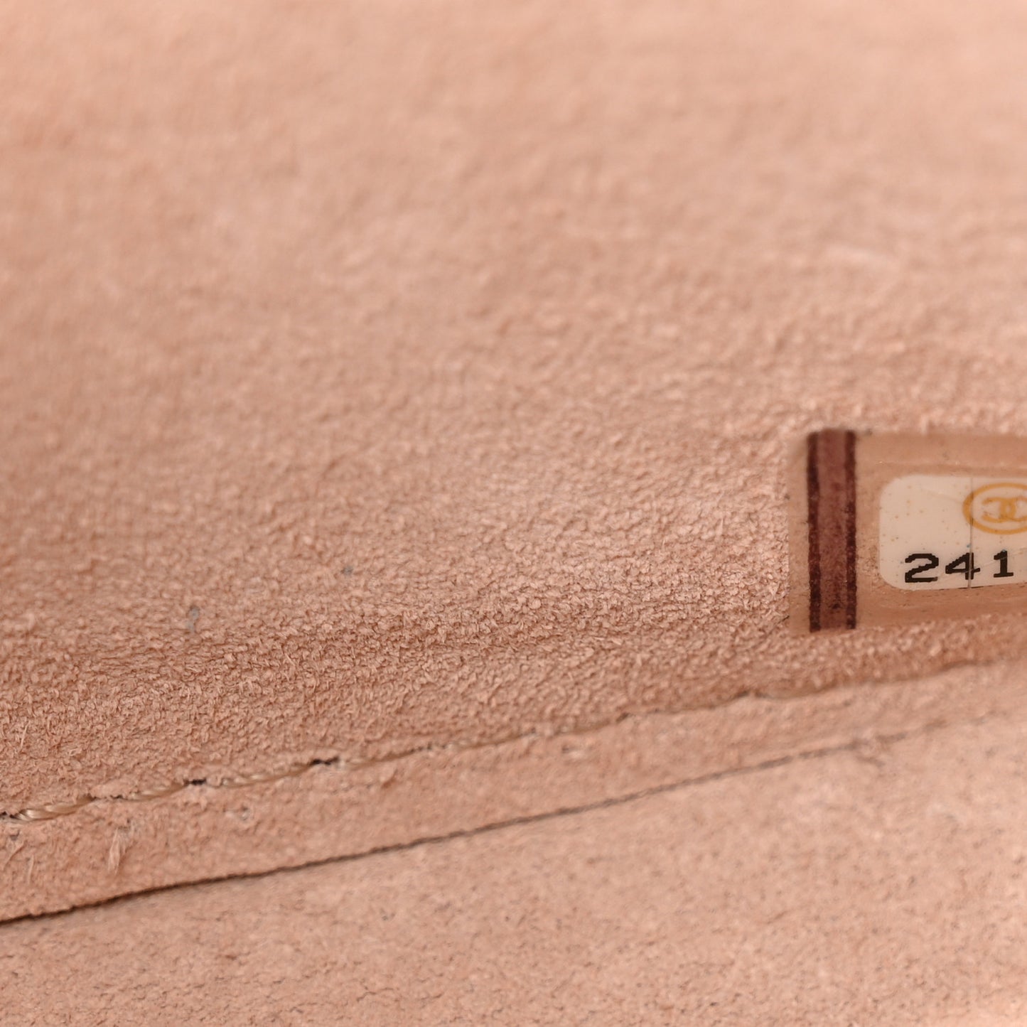 Grained Calfskin Medium Classic Pure Double Flap Nude