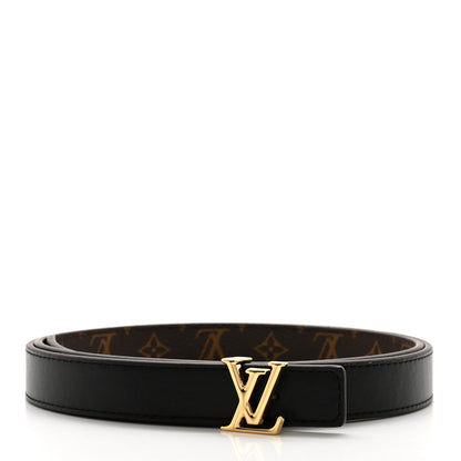 Louis Vuitton Calfskin Monogram 20mm LV Iconic Reversible Belt 85 34 Black 2 of 6