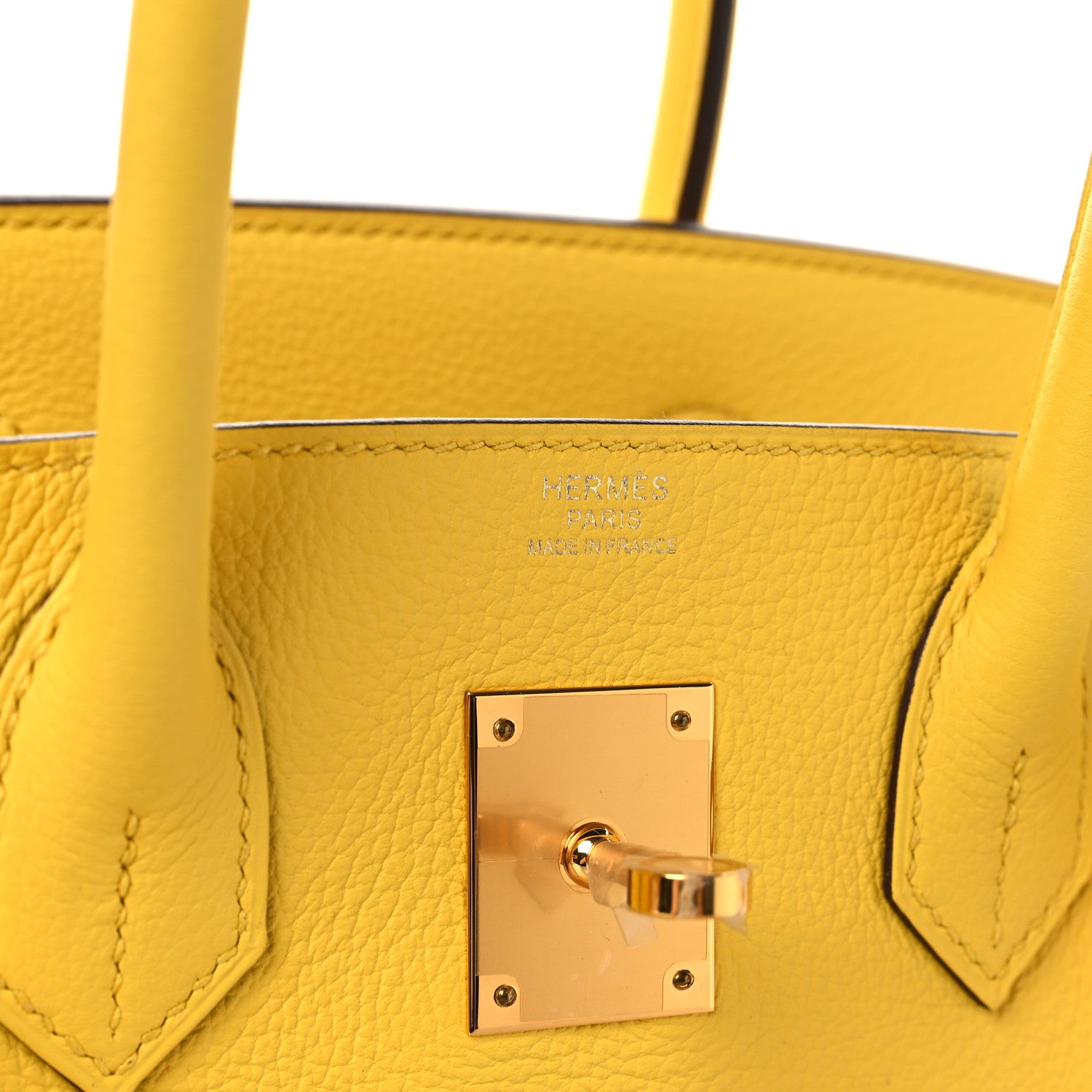 Hermes Togo Birkin 30 Jaune Citron 5 of 11