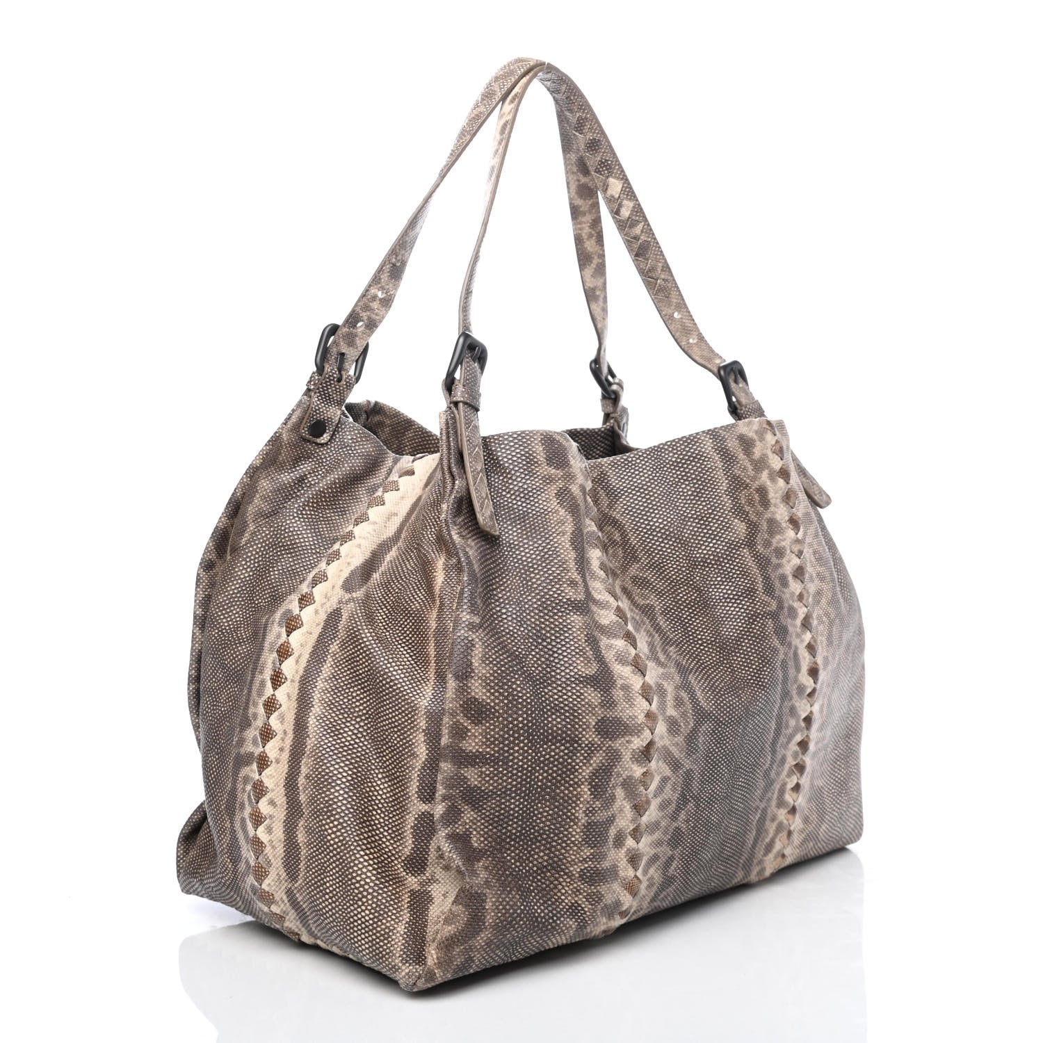 Bottega Veneta Intrecciato Karung Tote Grey 2 of 4