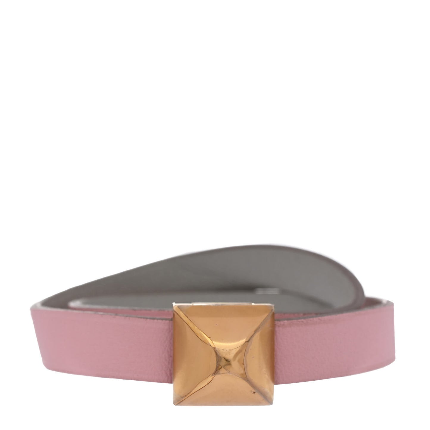 Swift Medor Infini Double Tour Bracelet T2 Rose Sakura Gris Perle