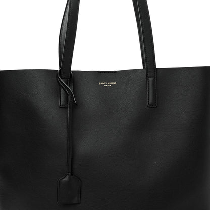 Saint Laurent Calfskin North-South Shopping Tote Black 9 of 11