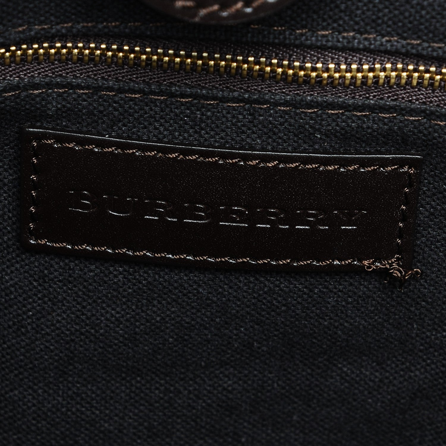 Burberry Grainy Calfskin Large Jameson Chocolate 6 of 7