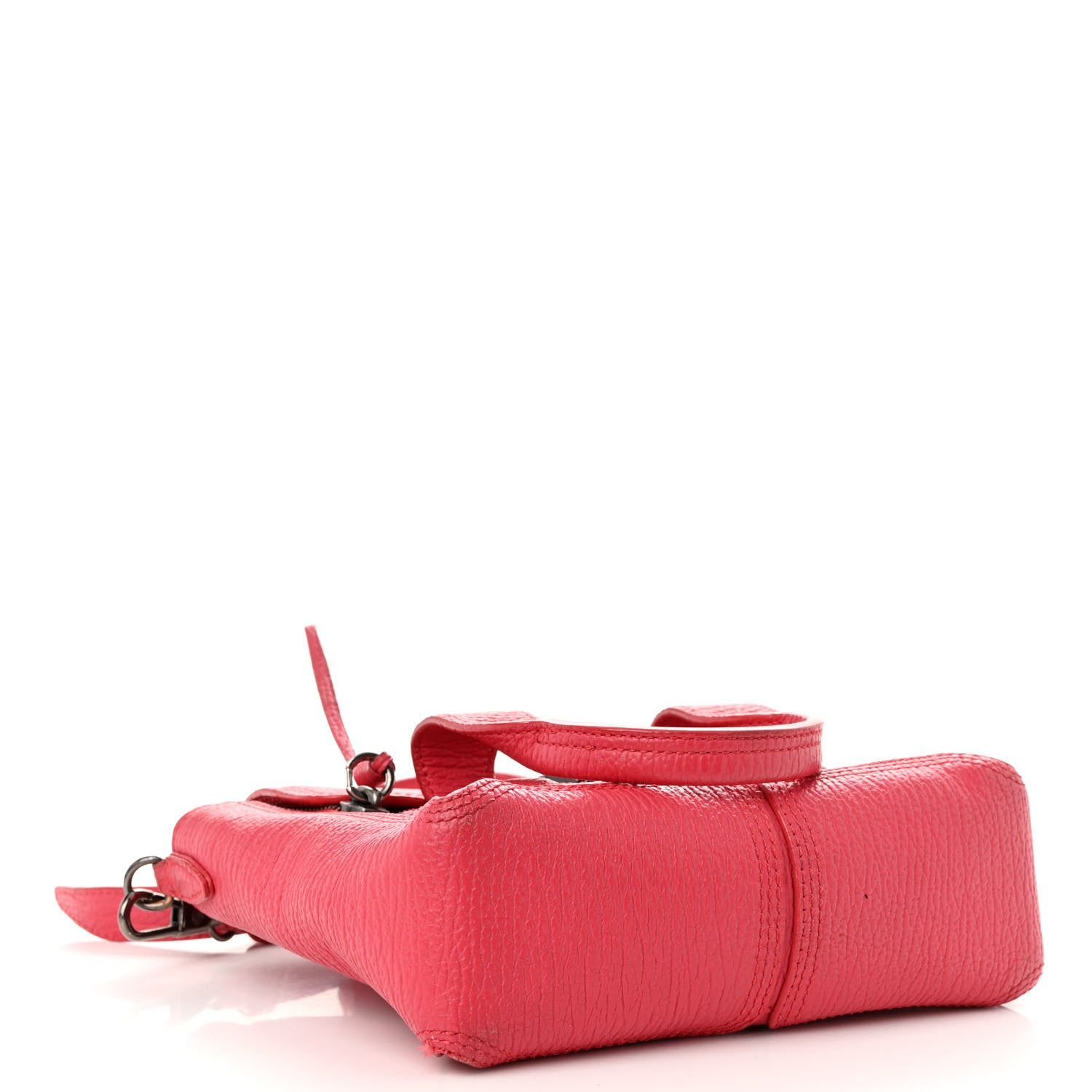 3.1 Phillip Lim Textured Calfskin Mini Pashli Satchel Raspberry 4 of 12