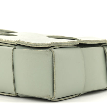 Bottega Veneta Lambskin Maxi Intrecciato Cassette Crossbody Bag New Sauge 10 of 12