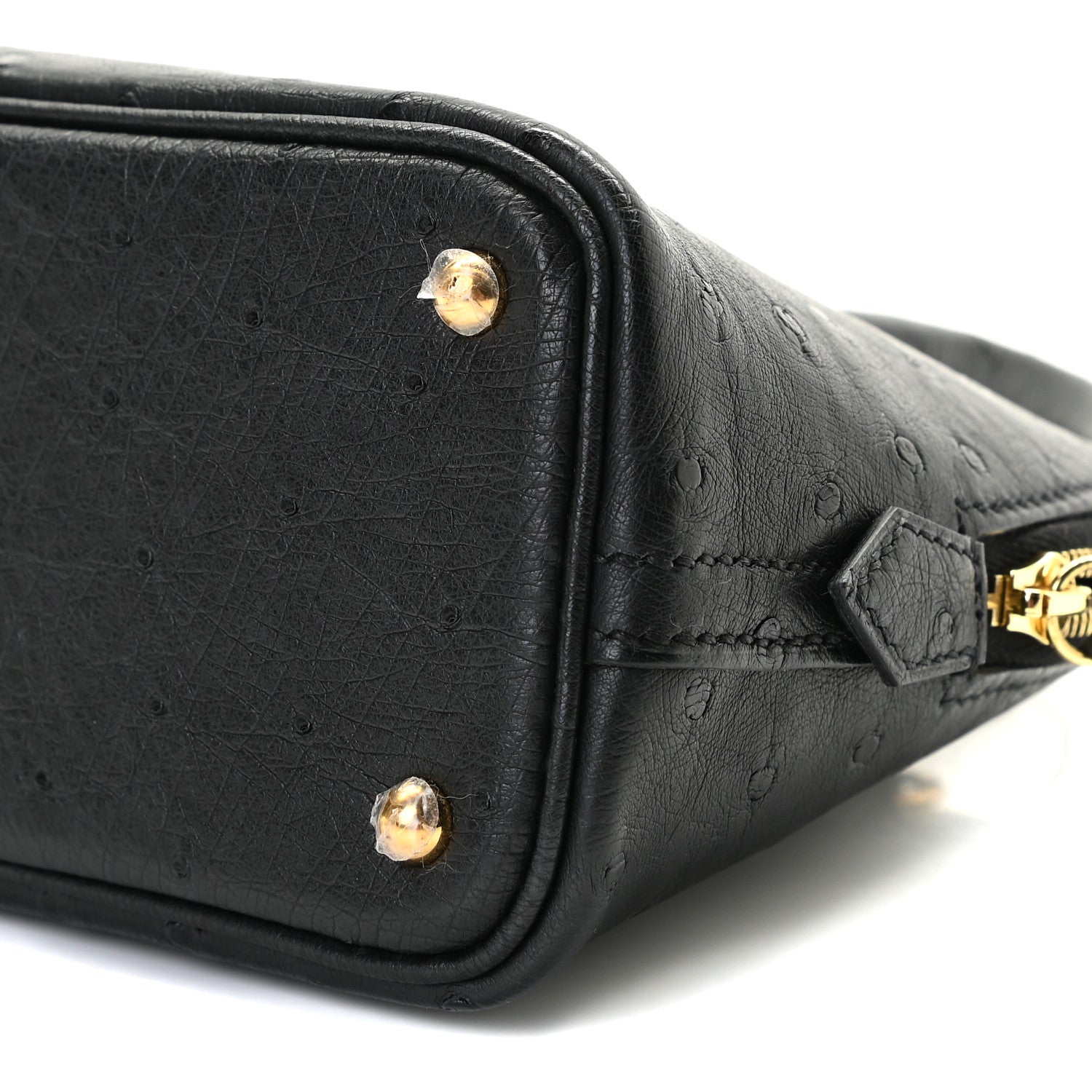 Hermes Ostrich Bolide Mini 1923 Black 8 of 10