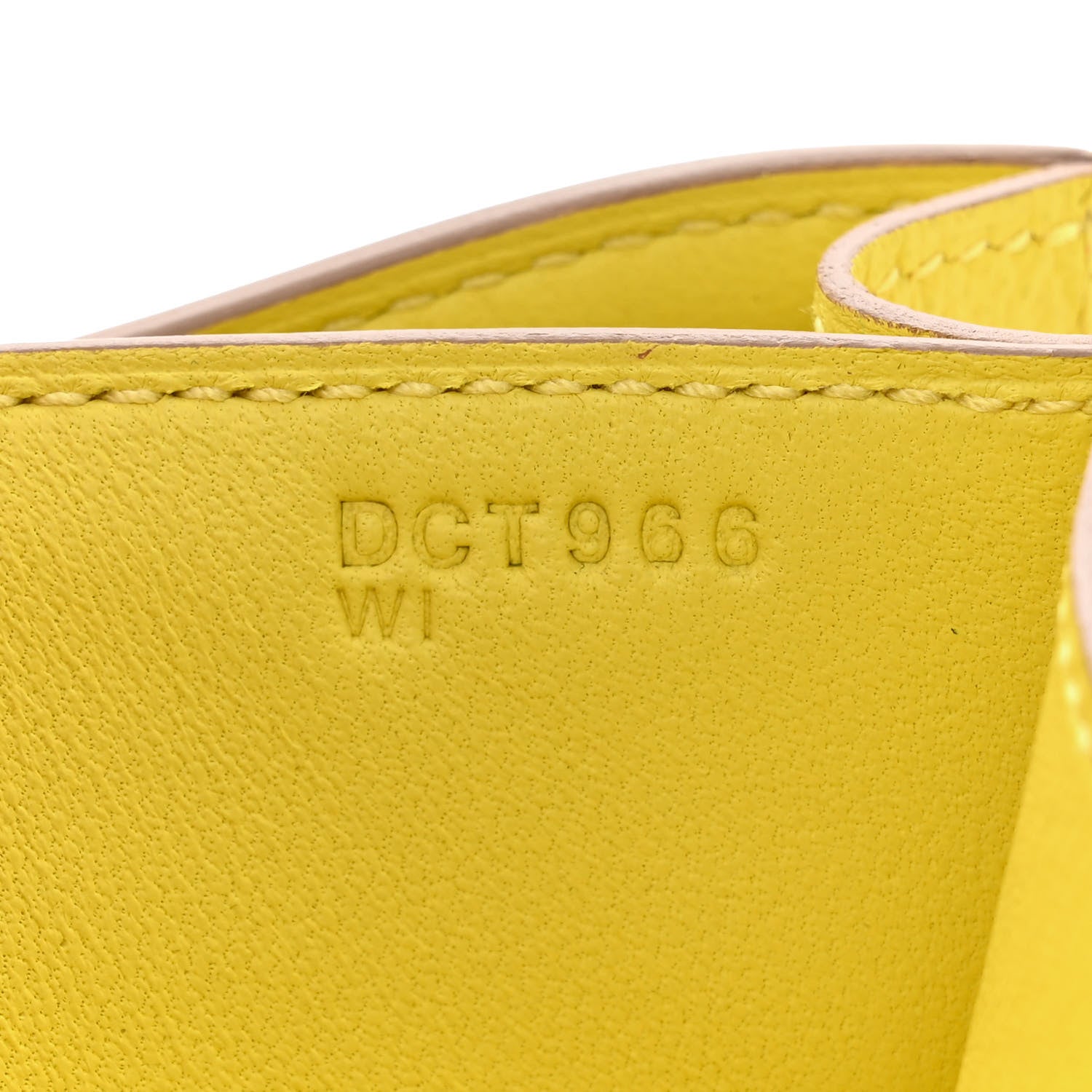 Hermes Epsom Constance 18 Lime 7 of 12