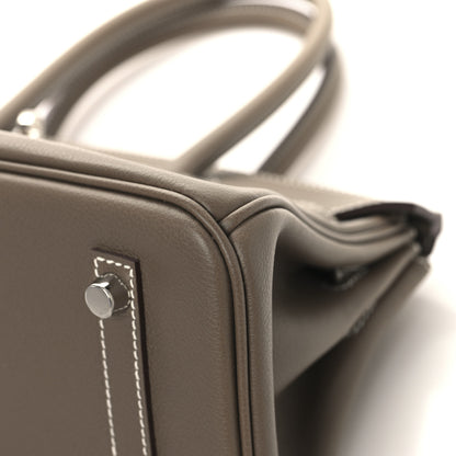 Hermes Evercolor Shoulder Birkin Light 29 Etoupe 10 of 13