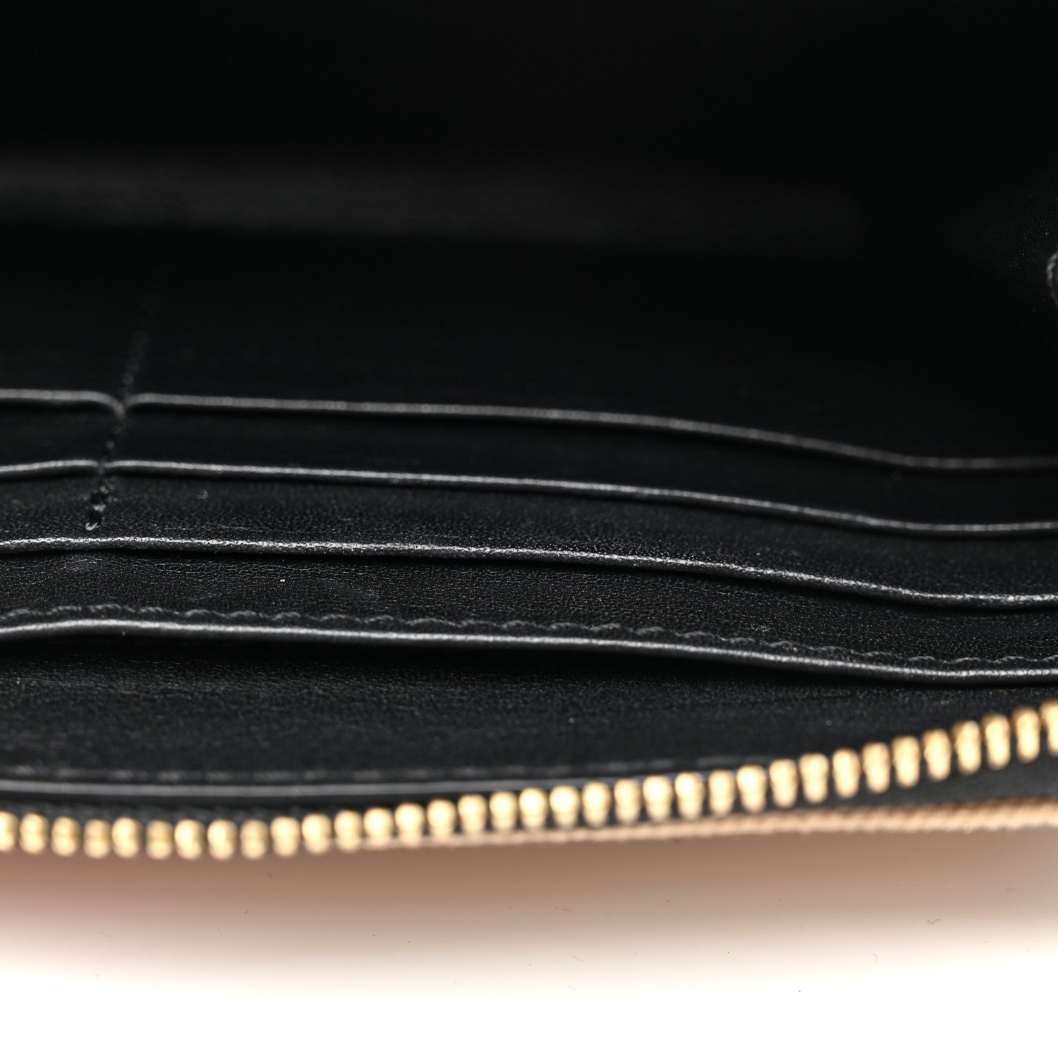 Burberry Calfskin House Check Elmore Zip Around Wallet Black 8 of 11