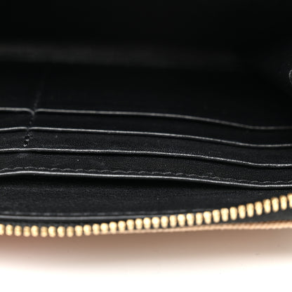 Burberry Calfskin House Check Elmore Zip Around Wallet Black 8 of 11