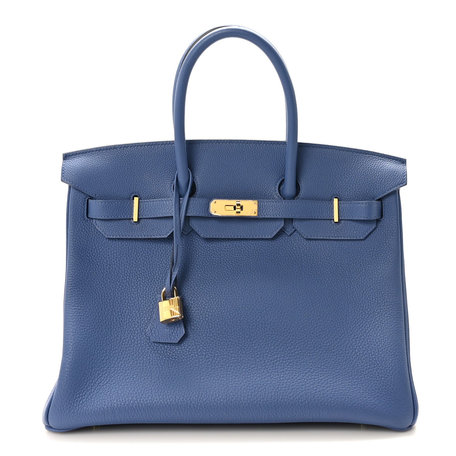 Hermes Togo BIRKIN 35 Bleu Brighton 1 of 12