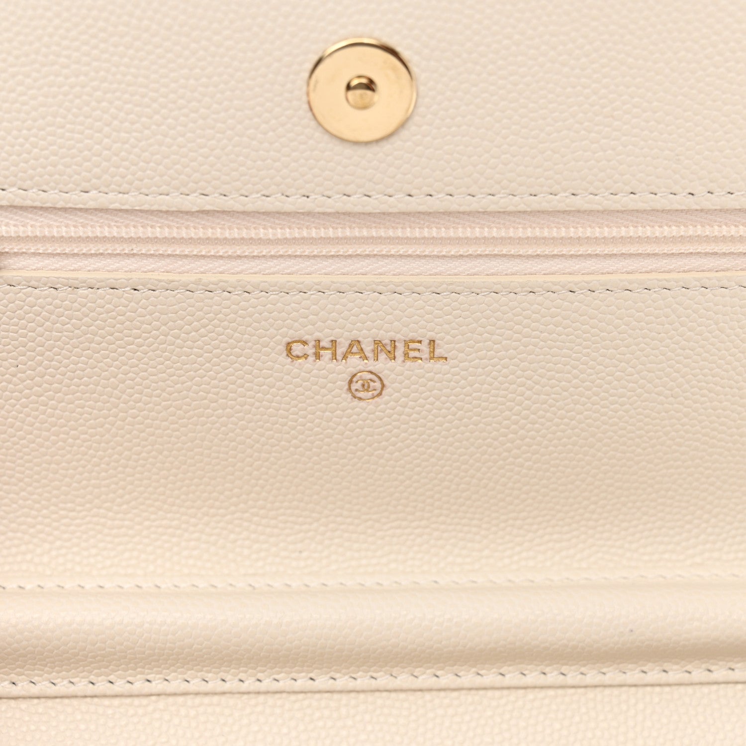 Chanel Caviar Quilted Wallet On Chain WOC White 6 of 11